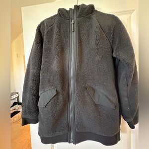 North Face Cozy Black Fuzzy Jacket